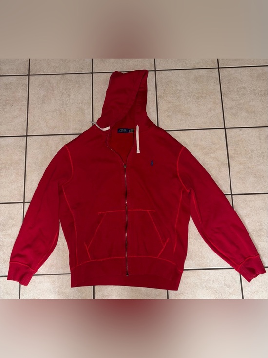 Ralph Lauren Other - Polo Ralph Lauren Red Zip-Up Hoodie XL